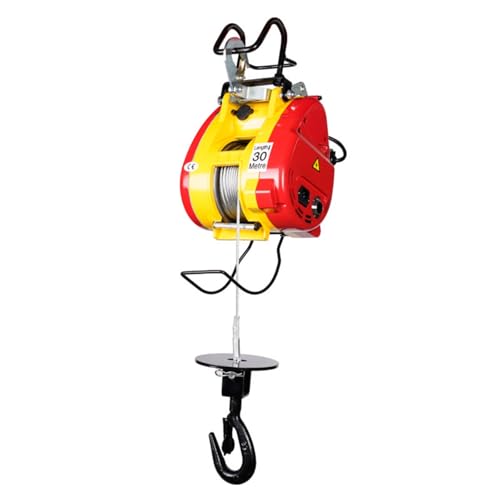 ホイストウインチ Amazon.co.jp: 電動ウインチ 電動ホイスト 100V ウインチ 小型クレーン